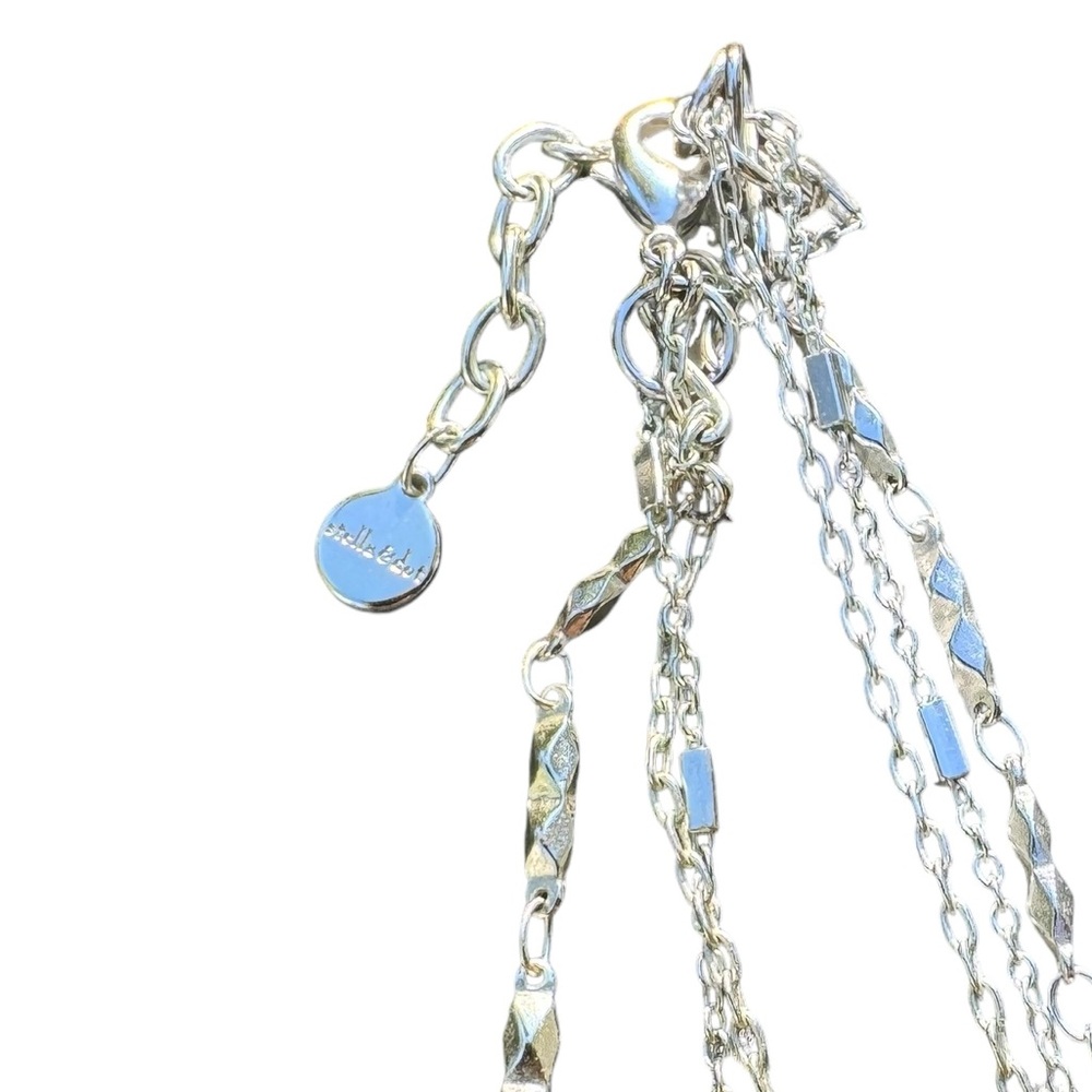 Stella & Dot 3 in 1 Layered Necklace VGUC - Picture 4 of 7